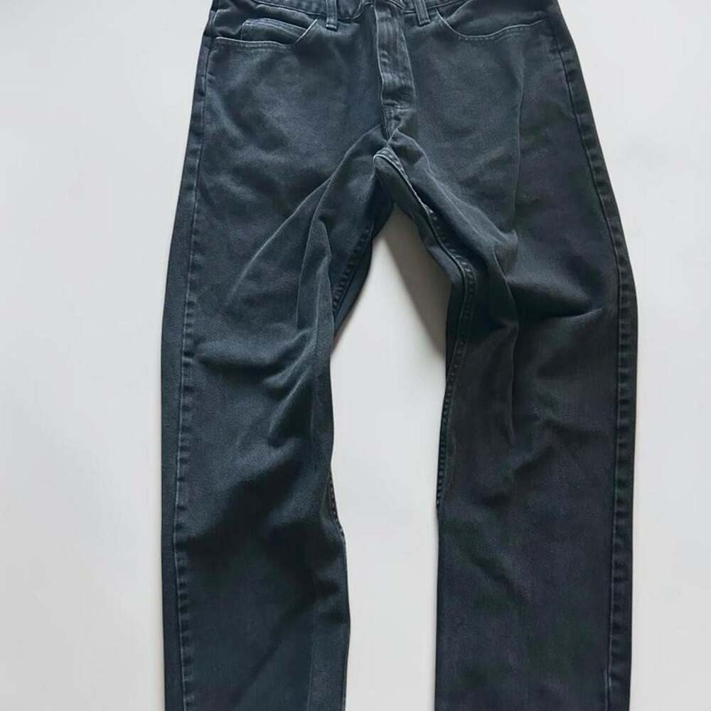 Lee Regular Fit Straight Leg Jeans Black 34x34